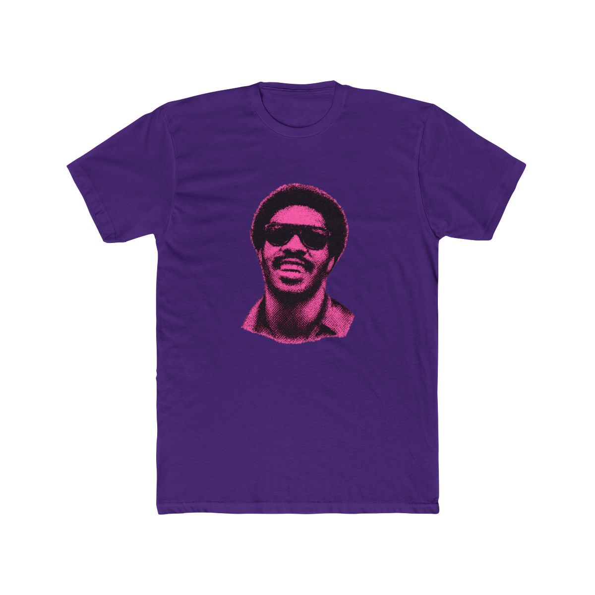 Halftone Shades Dude Portrait | Pop Art Tee, Retro Yellow Shirt, Bold Vibe Gift - alternate angle 2, merchandise