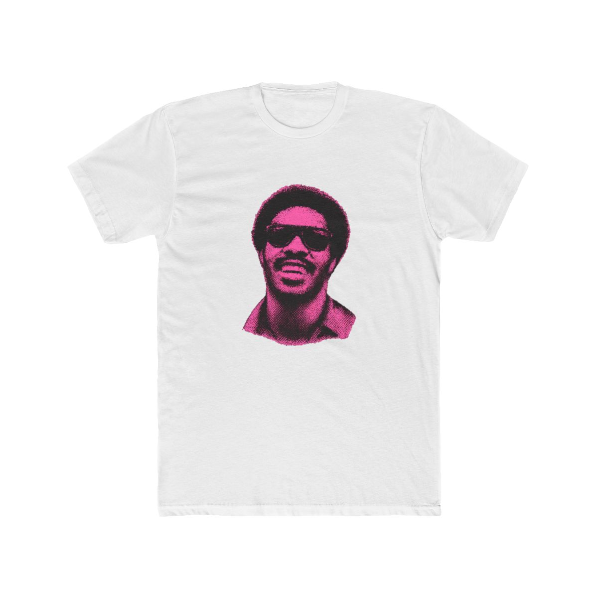 Halftone Shades Dude Portrait | Pop Art Tee, Retro Yellow Shirt, Bold Vibe Gift - alternate angle 3, merchandise