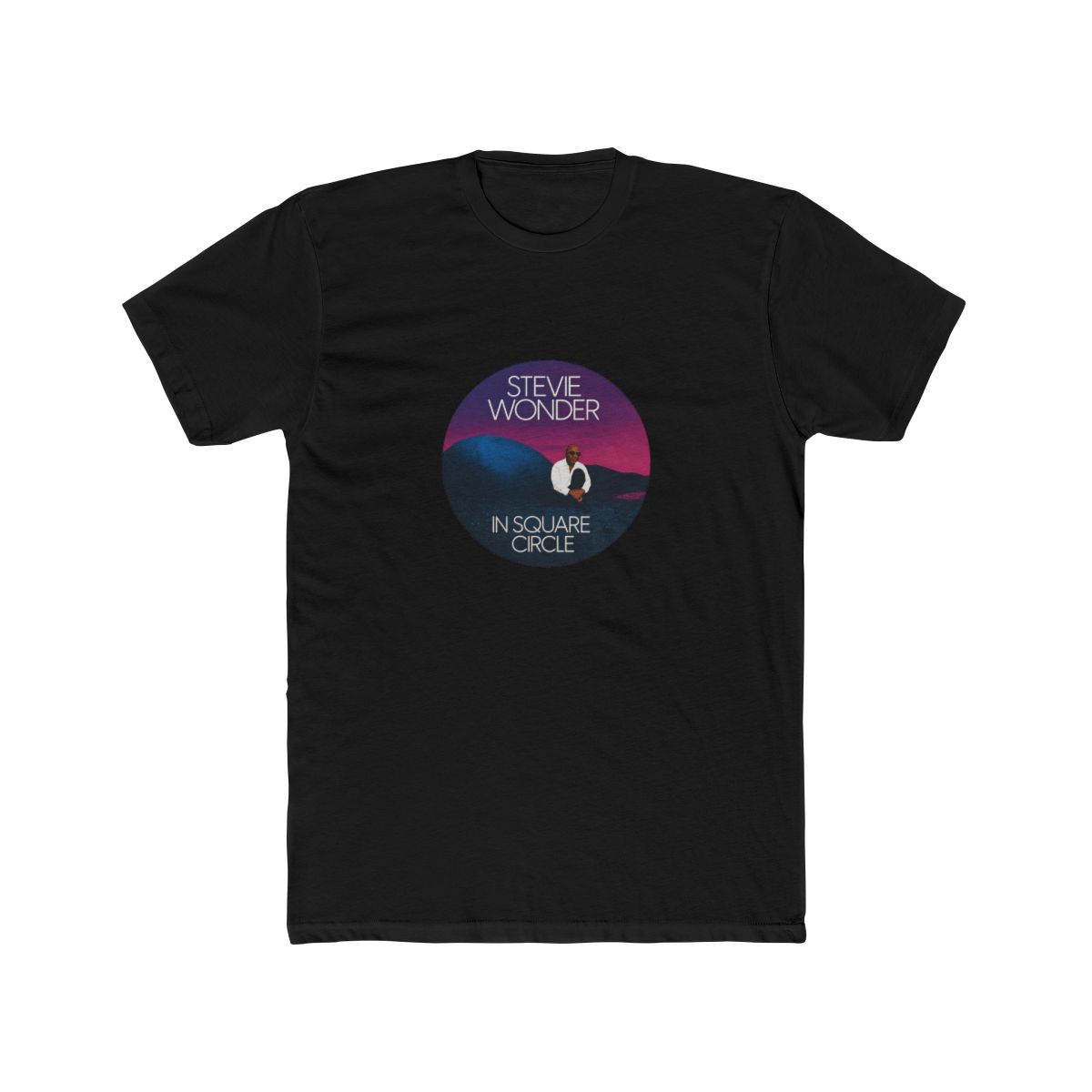 Square Circle Stevie Wonder | Stevie Wonder Tee, Motown Shirt, Soul Fan Gift - alternate angle 3, merchandise