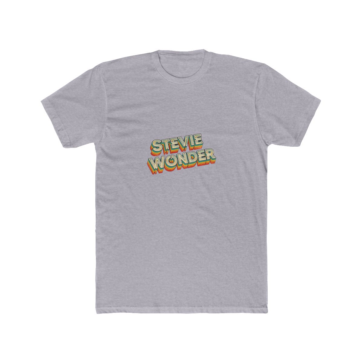 Stevie Wonder Retro Typography Faded Style T Shirt - Official T-Shirts merchandise