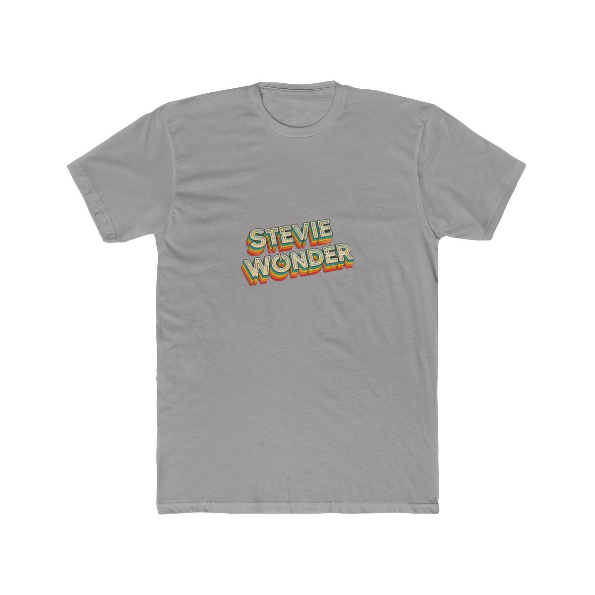 Stevie Wonder Retro Typography Faded Style T Shirt - Official T-Shirts merchandise