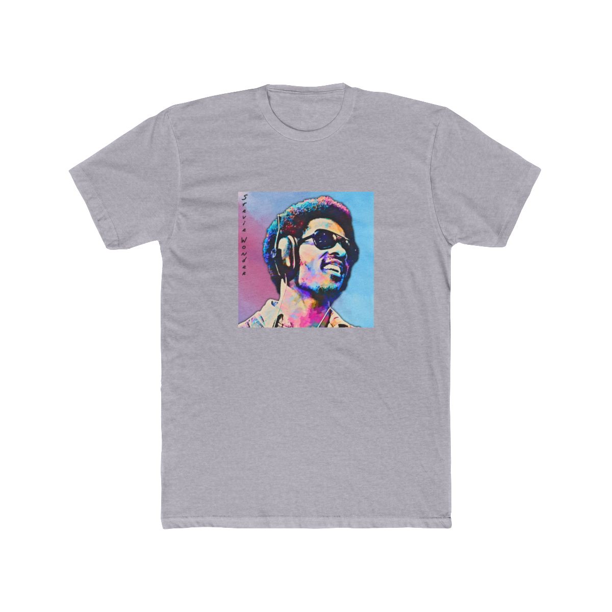 Art Stevie Wonder 80s T Shirt - alternate angle 2, merchandise