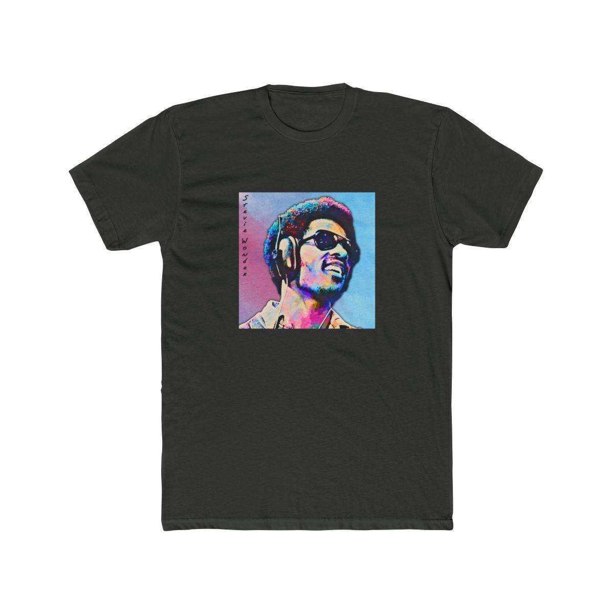 Art Stevie Wonder 80s T Shirt - alternate angle 5, merchandise