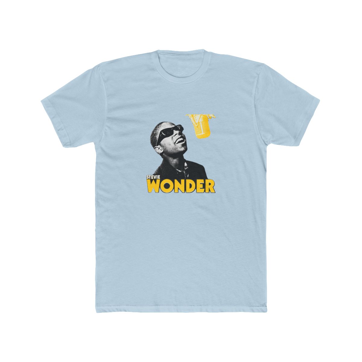 Young Stevie Wonder // Retro R&B Singer Tribute T Shirt - alternate angle 5, merchandise