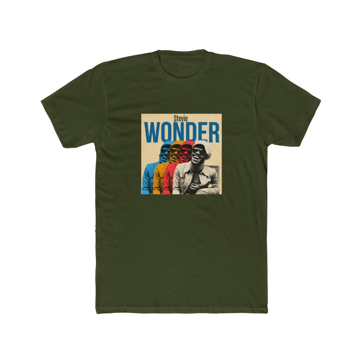Master Blaster Energy – Retro Stevie Wonder Tee T Shirt - alternate angle 5, merchandise
