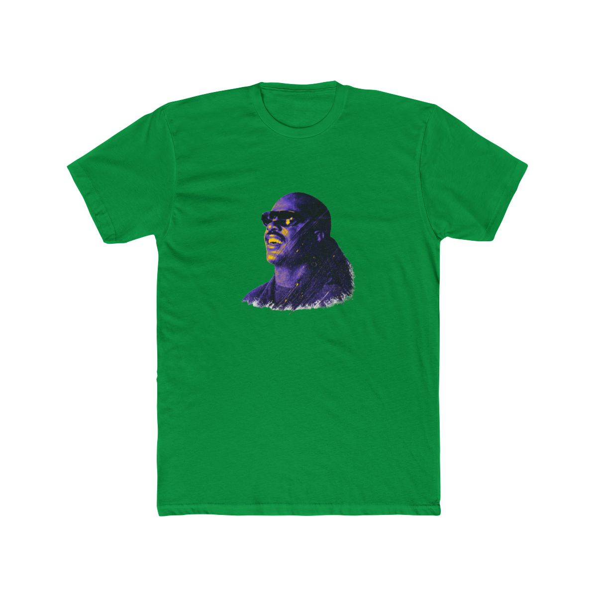 Album Stevie Wonder Neon Purple T Shirt - alternate angle 2, merchandise