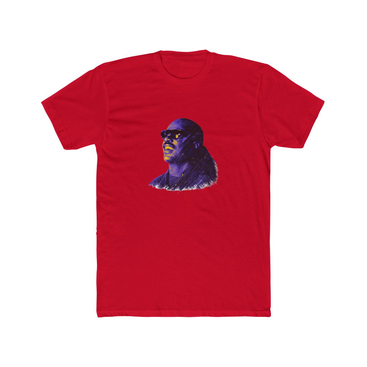 Album Stevie Wonder Neon Purple T Shirt - alternate angle 3, merchandise