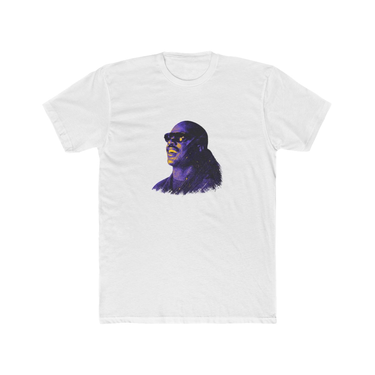 Album Stevie Wonder Neon Purple T Shirt - alternate angle 4, merchandise