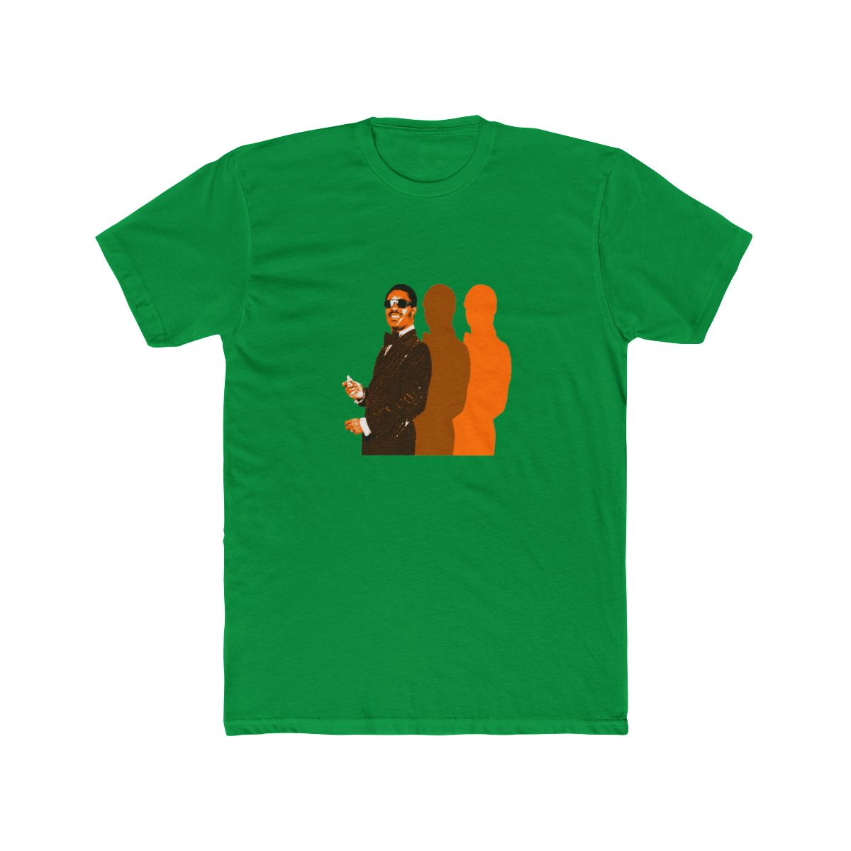 Stevie Wonder Retro Orange T Shirt - alternate angle 5, merchandise