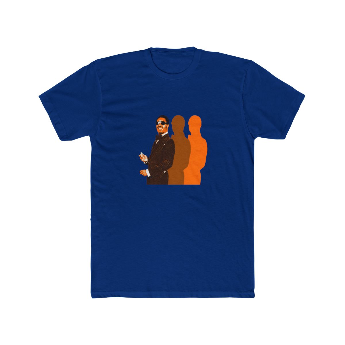 Stevie Wonder Retro Orange T Shirt - alternate angle 3, merchandise