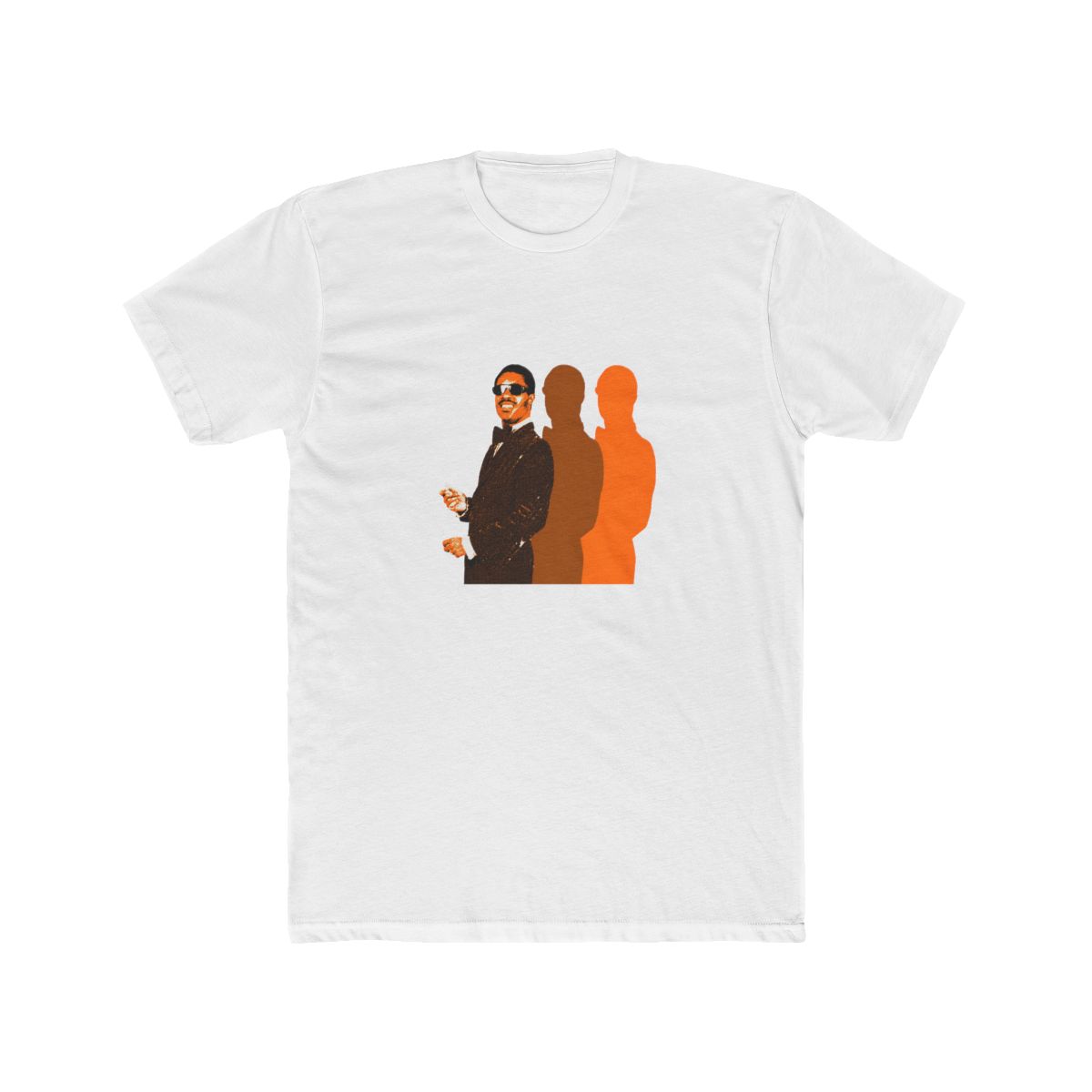 Stevie Wonder Retro Orange T Shirt
