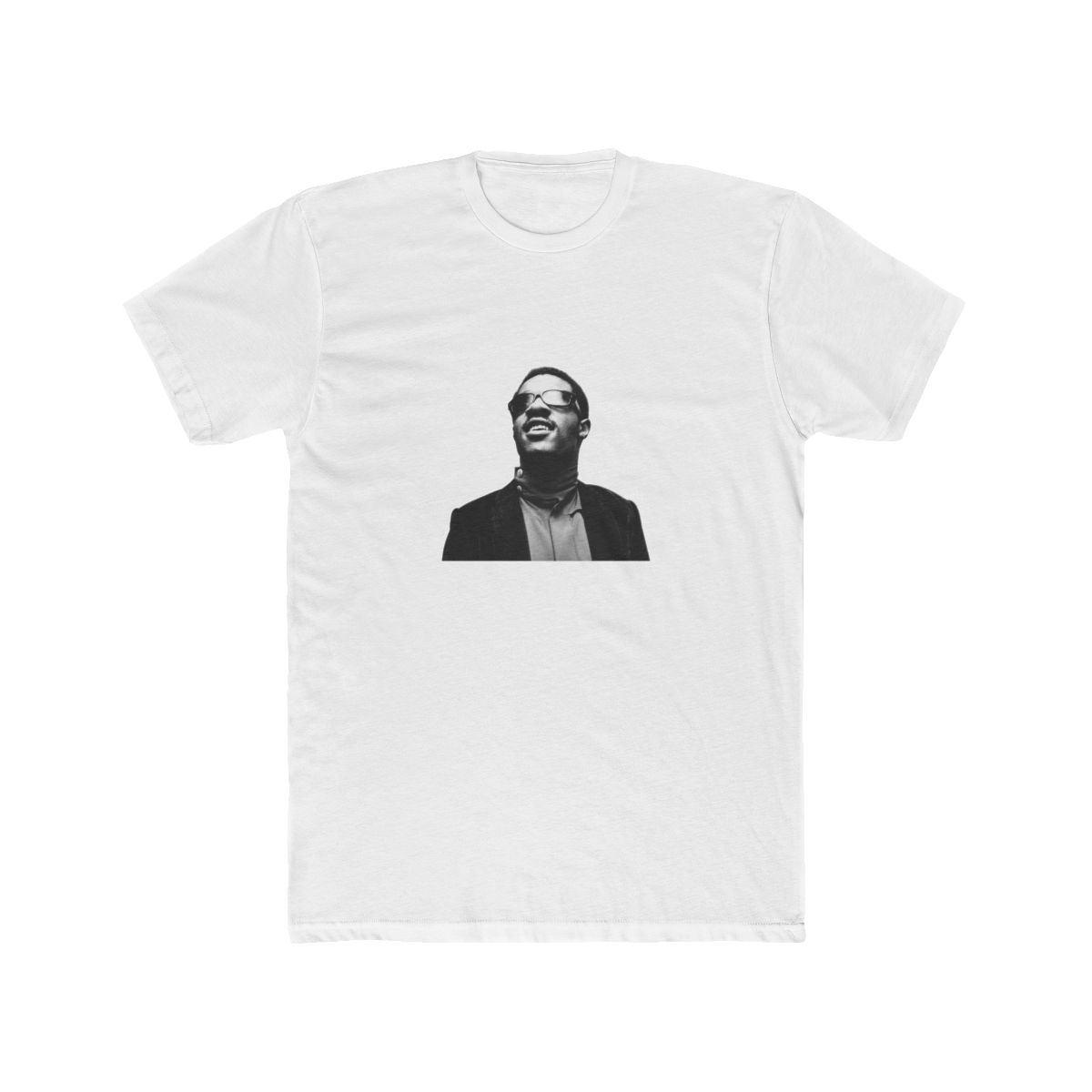 Stevie Wonder || Vintage Halftone-Style || Fan Art Design|| T Shirt - alternate angle 5, merchandise