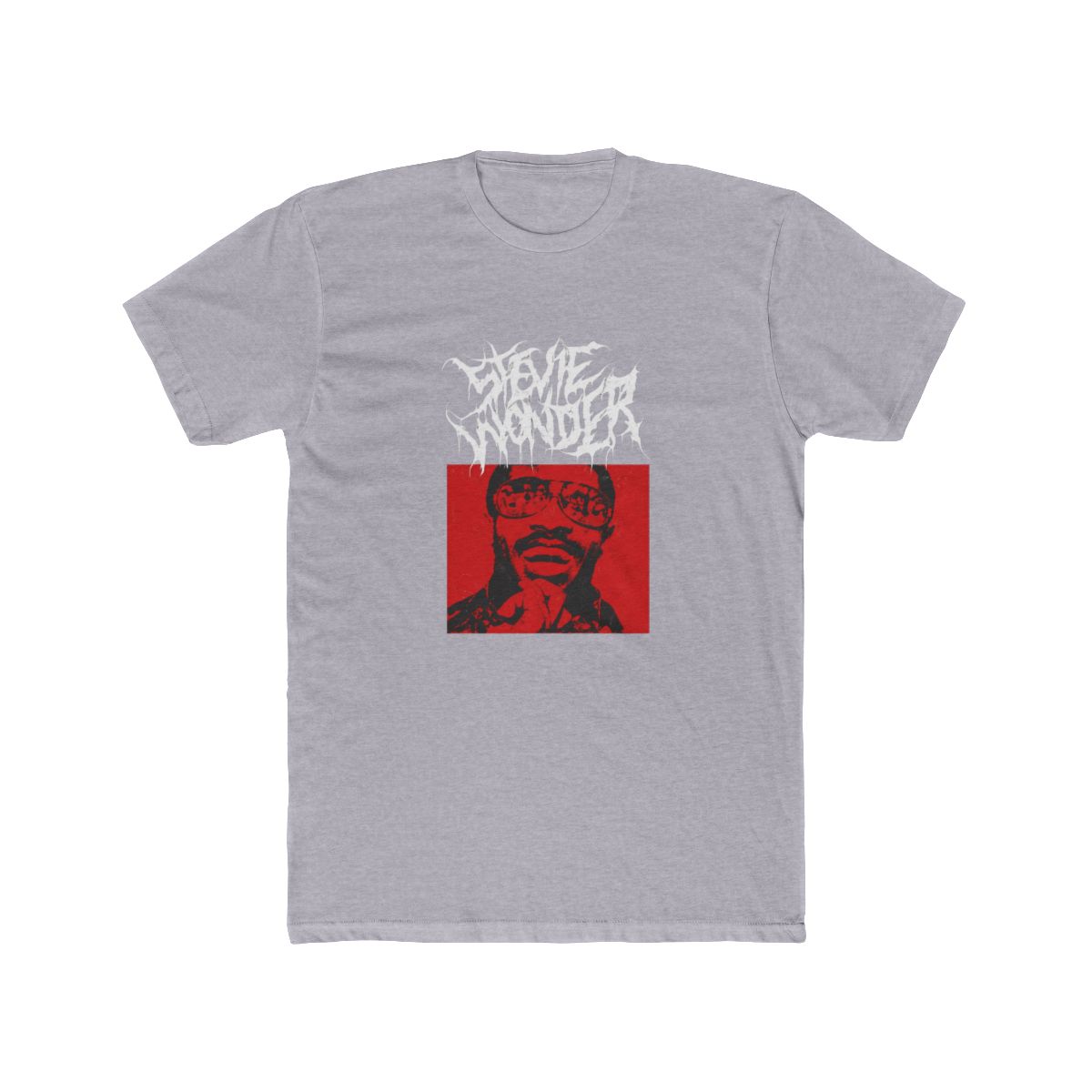 Stevie Wonder "T square containing portrait" Unisex Tee - alternate angle 3, merchandise