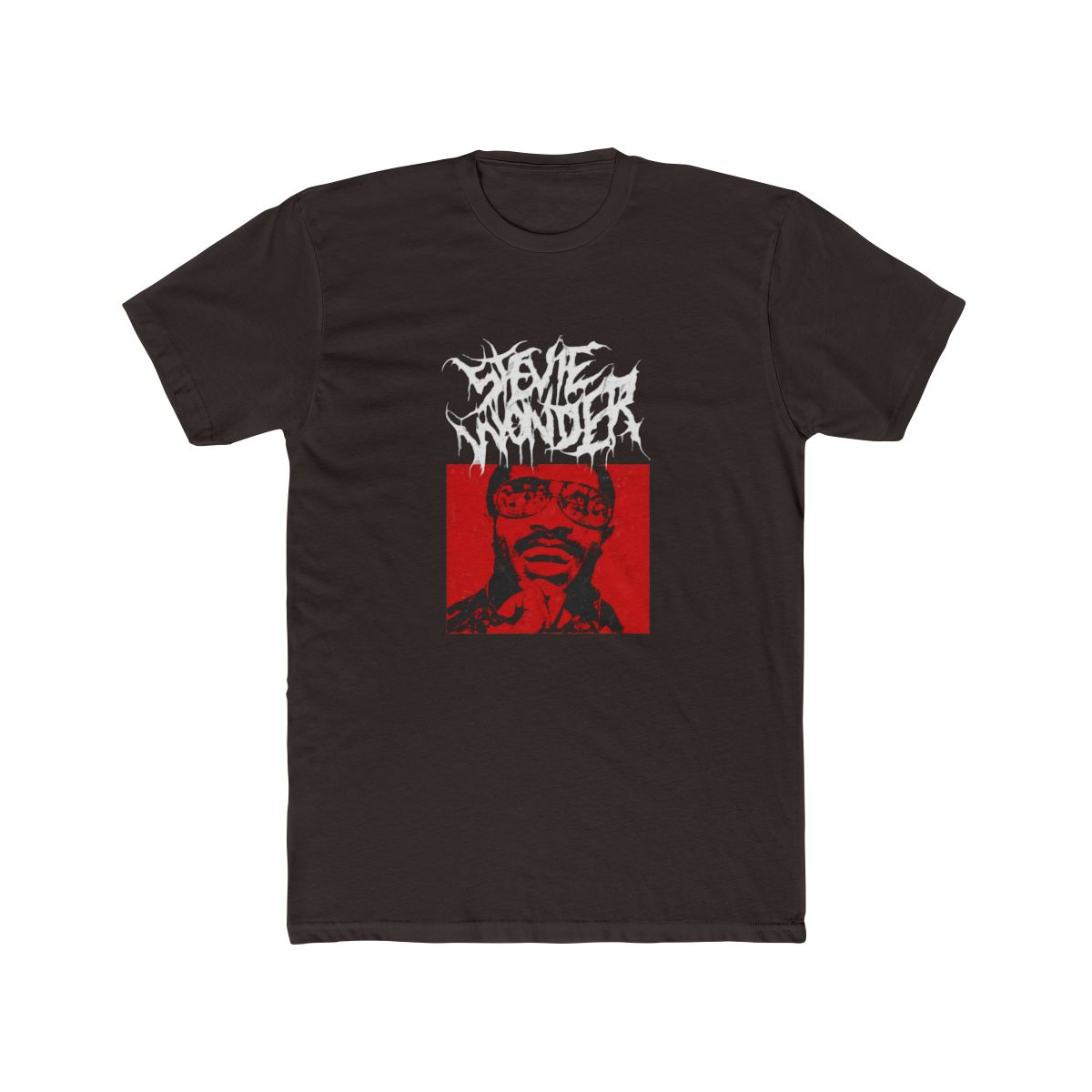 Stevie Wonder "T square containing portrait" Unisex Tee - alternate angle 2, merchandise