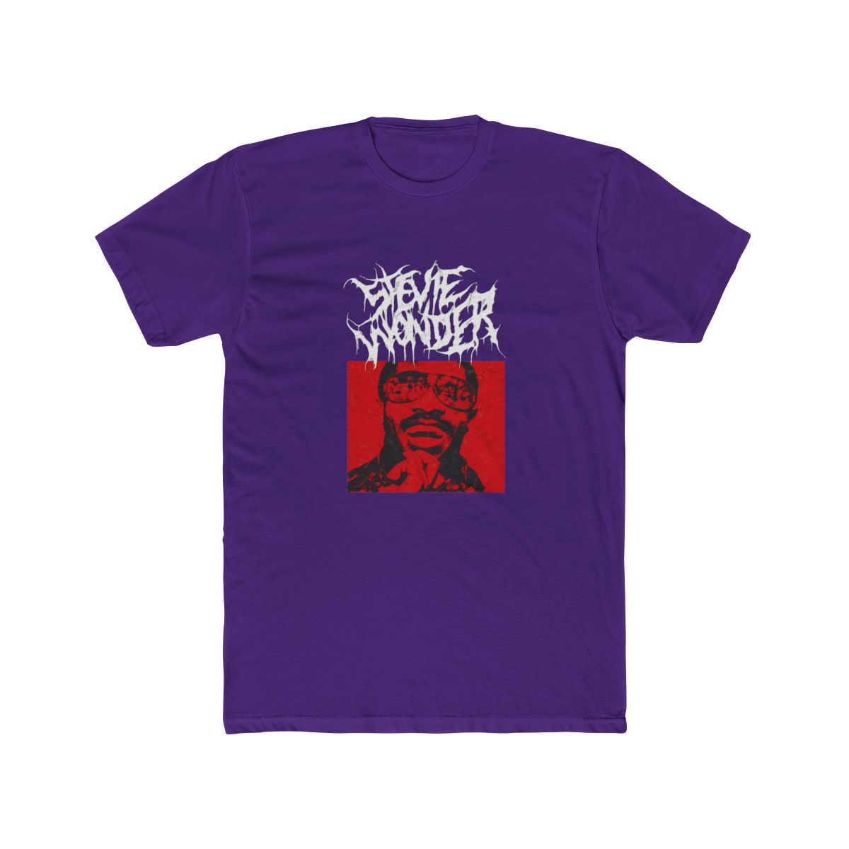 Stevie Wonder "T square containing portrait" Unisex Tee - alternate angle 5, merchandise
