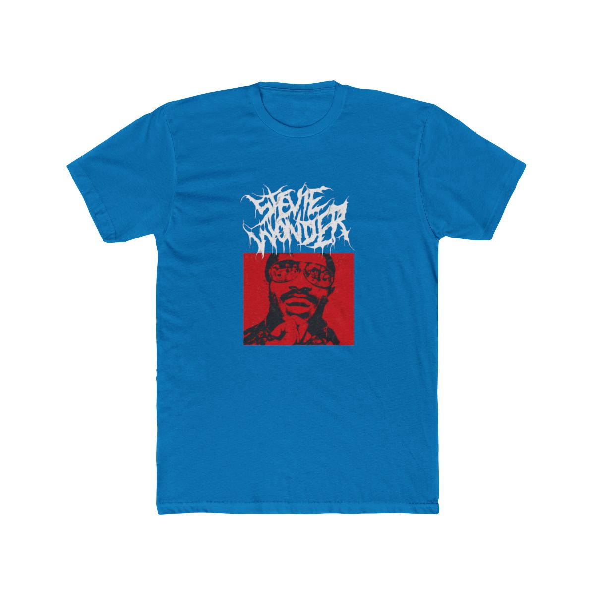 Stevie Wonder "T square containing portrait" Unisex Tee - alternate angle 4, merchandise