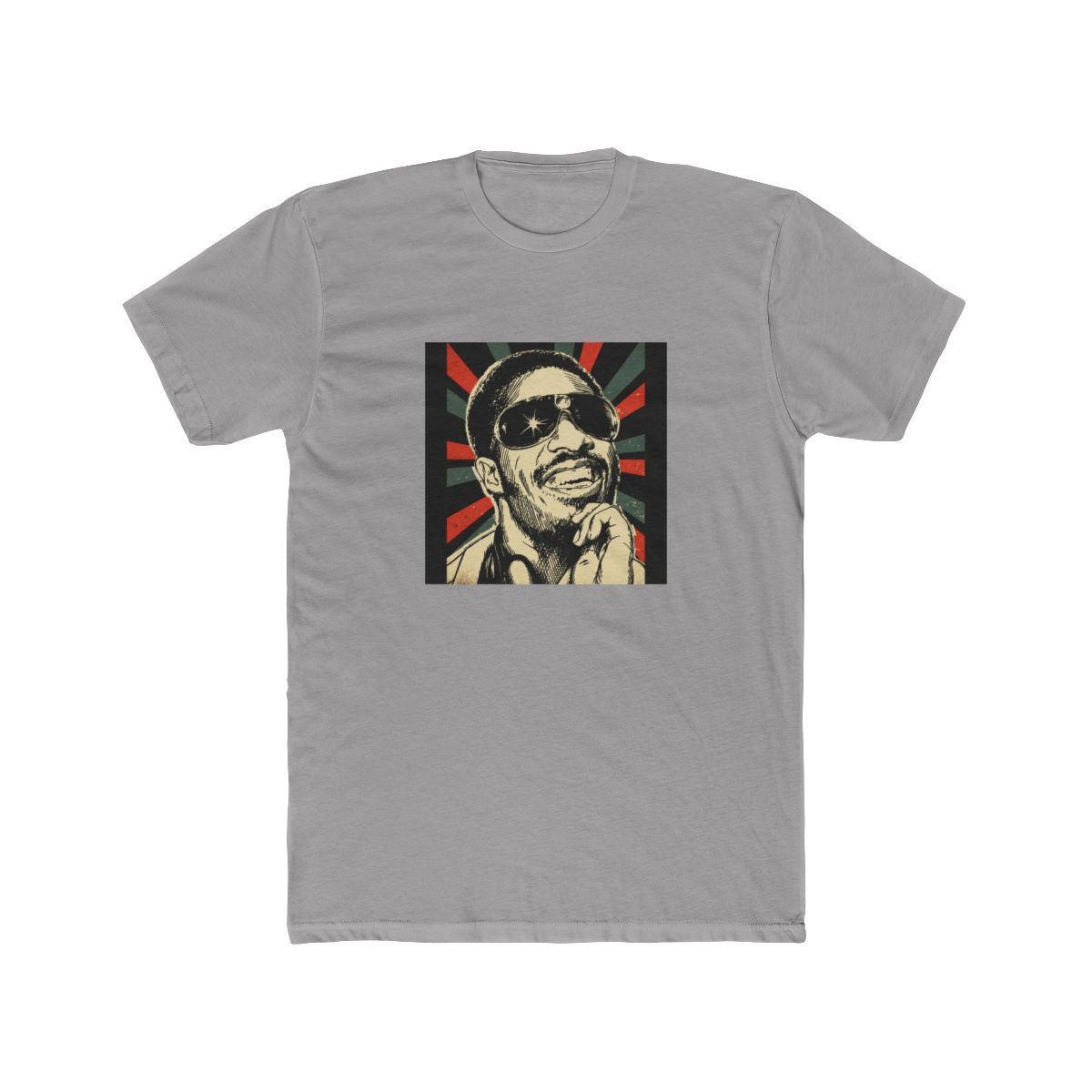Stevie Wonder | Vintage Art Design | Exclusive Art T Shirt - alternate angle 2, merchandise