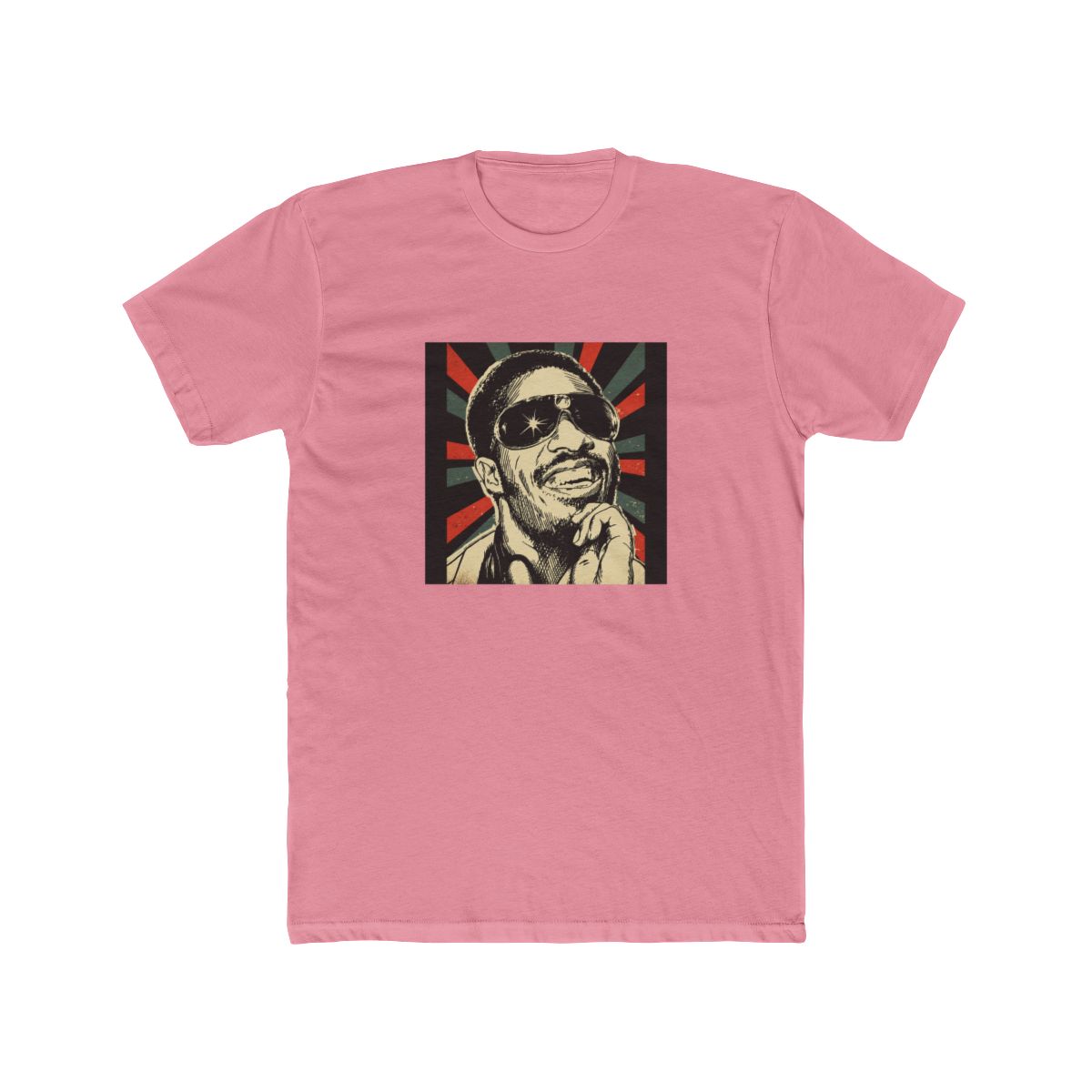 Stevie Wonder || Vintage Art Design || Exclusive Art T Shirt - alternate angle 2, merchandise