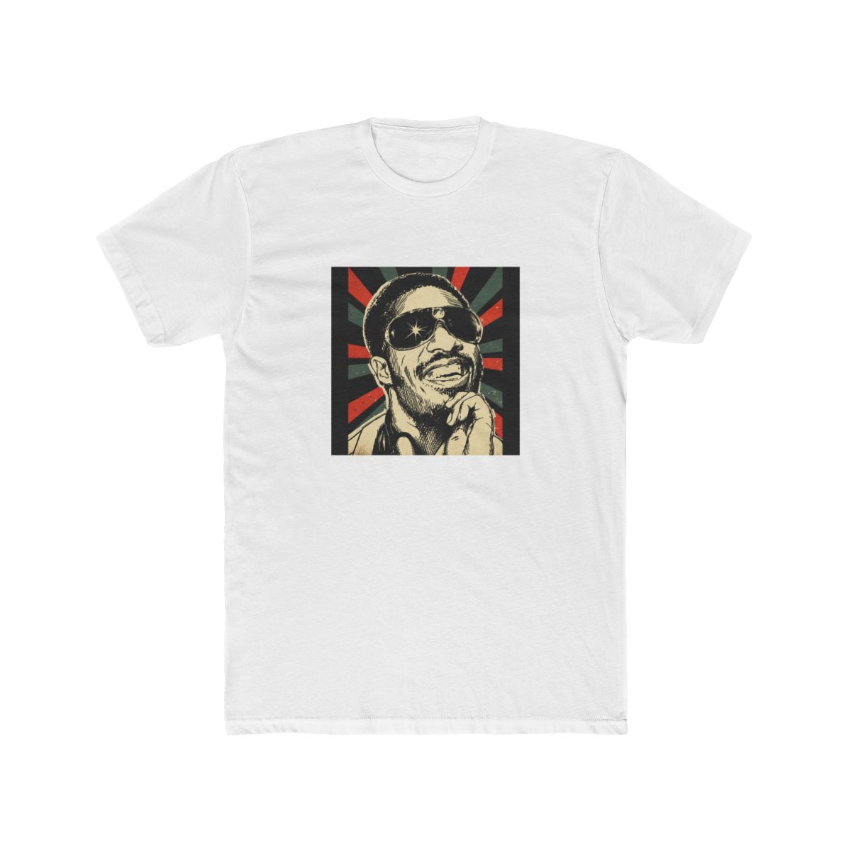 Stevie Wonder || Vintage Art Design || Exclusive Art T Shirt - alternate angle 5, merchandise