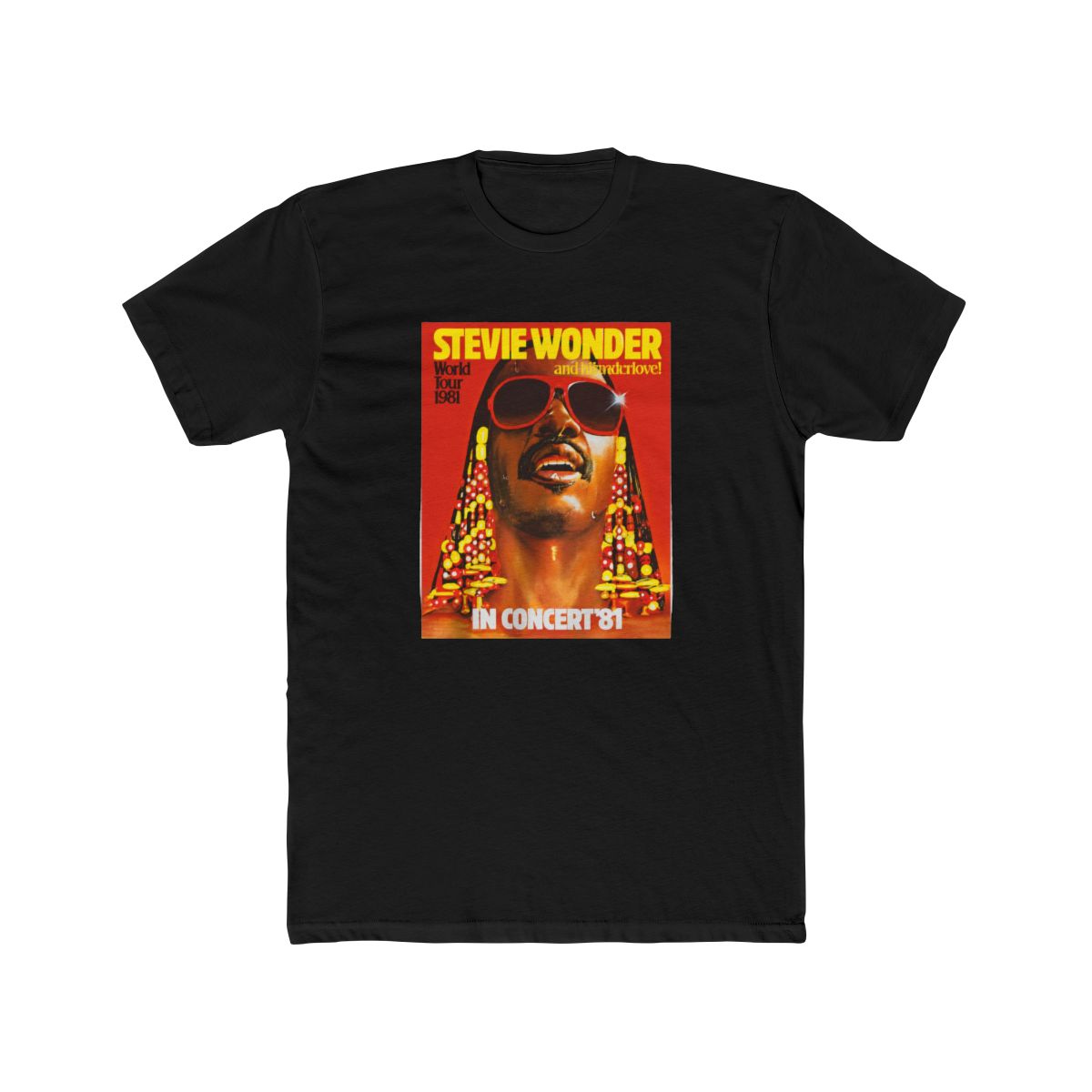 Stevie Wonder Shirt, RARE, Hotter than July, Concert T Shirt! Songs in the Key of Life, Michael, Janet, Rhythm, 70s, album, mayfield