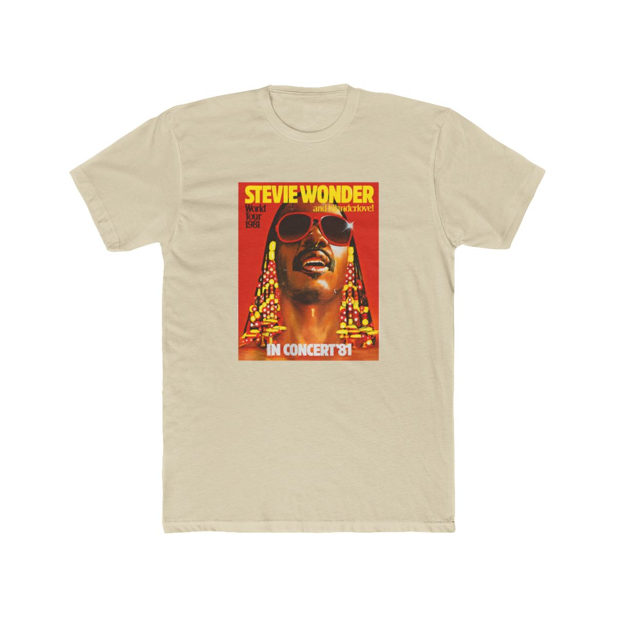 Stevie Wonder Shirt, RARE, Hotter than July, Concert T Shirt! Songs in the Key of Life, Michael, Janet, Rhythm, 70s, album, mayfield - Official T-Shirts merchandise