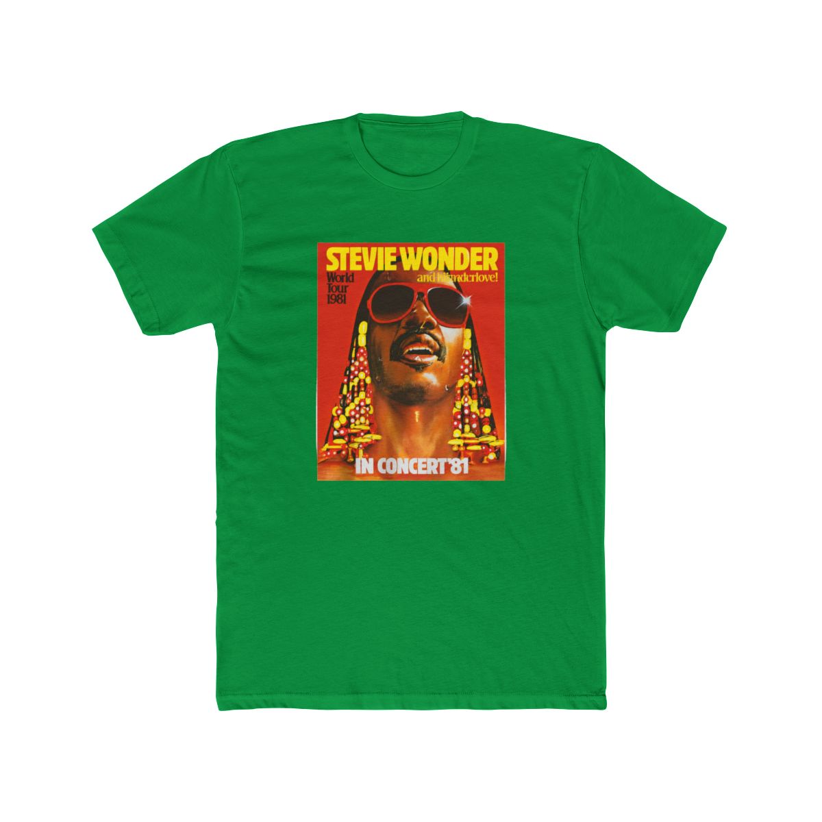 Stevie Wonder Shirt, RARE, Hotter than July, Concert T Shirt! Songs in the Key of Life, Michael, Janet, Rhythm, 70s, album, mayfield - alternate angle 2, merchandise