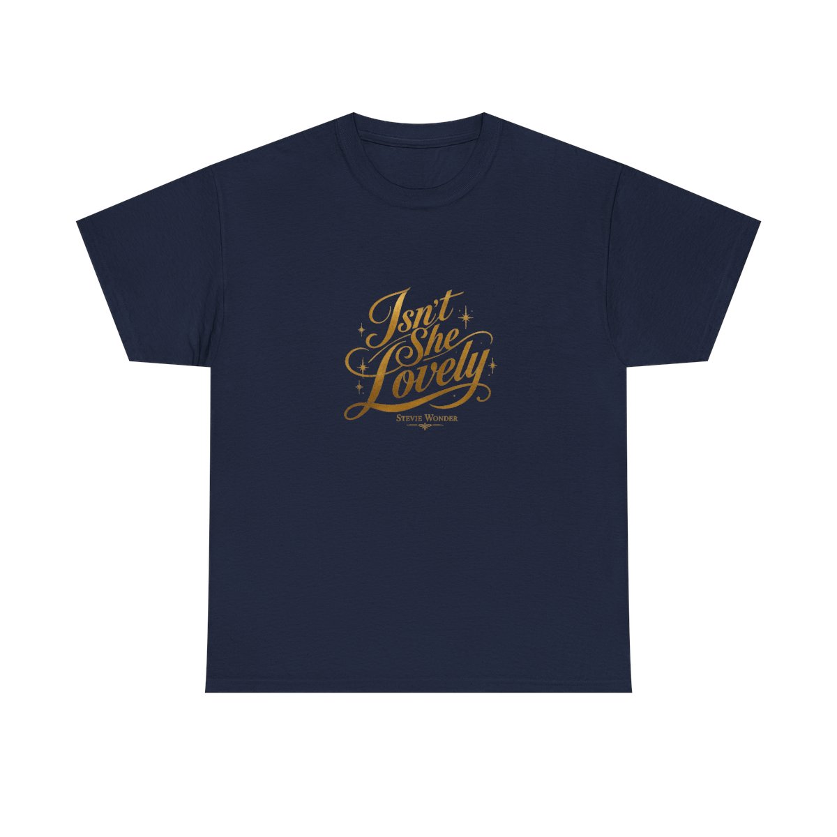 Stevie Wonder "t She Lovely" Unisex Tee - alternate angle 2, merchandise