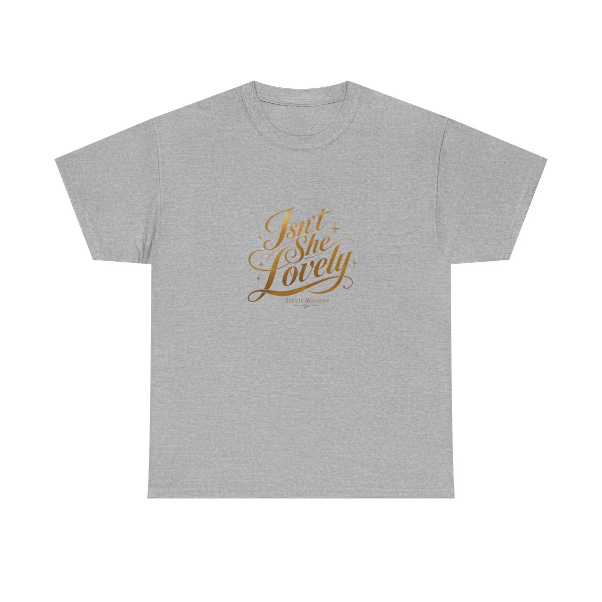 Stevie Wonder "t She Lovely" Unisex Tee - alternate angle 5, merchandise