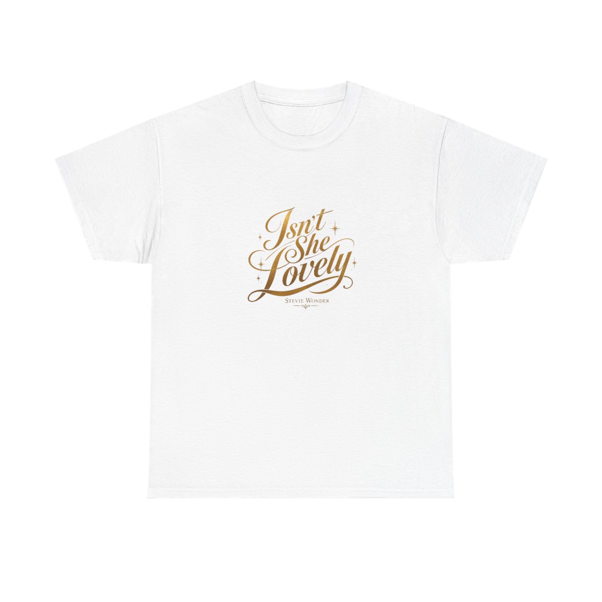 Stevie Wonder "t She Lovely" Unisex Tee - alternate angle 4, merchandise