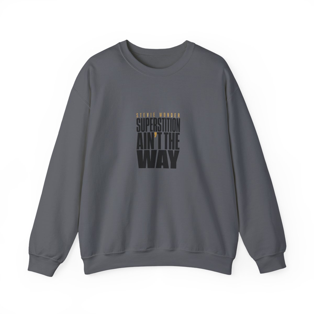 Stevie Wonder "Superstition Ain" Crewneck - alternate angle 2, merchandise