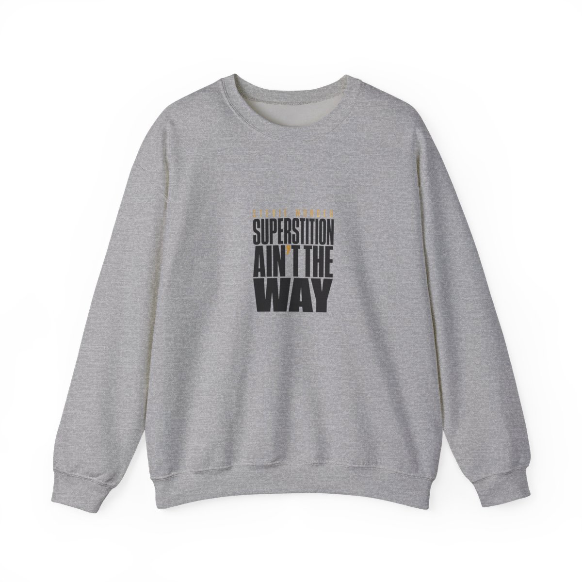 Stevie Wonder "Superstition Ain" Crewneck - alternate angle 4, merchandise