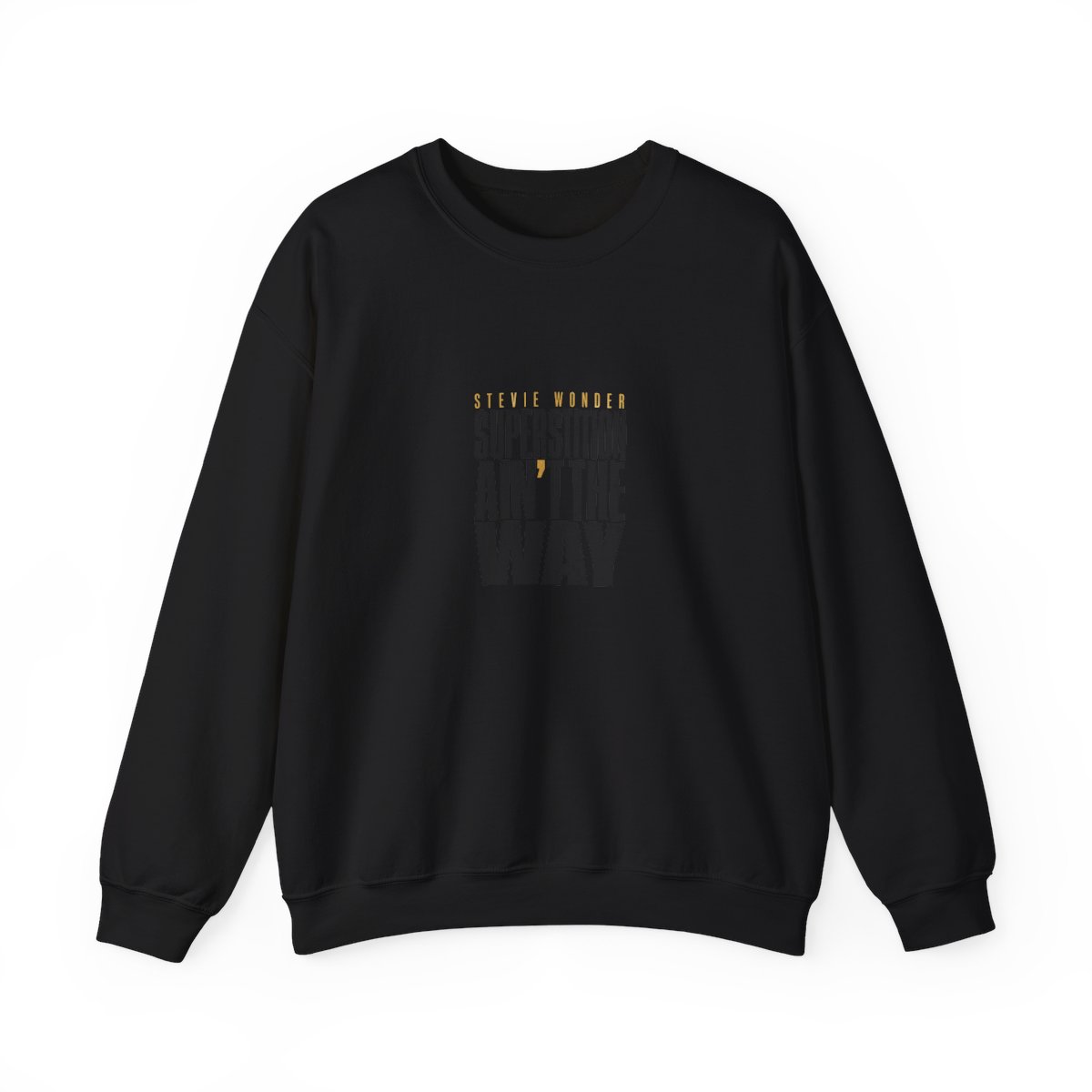 Stevie Wonder "Superstition Ain" Crewneck - alternate angle 3, merchandise