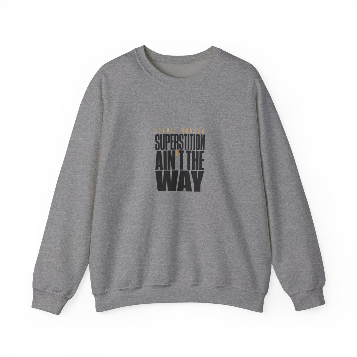 Stevie Wonder "Superstition Ain" Crewneck - alternate angle 5, merchandise