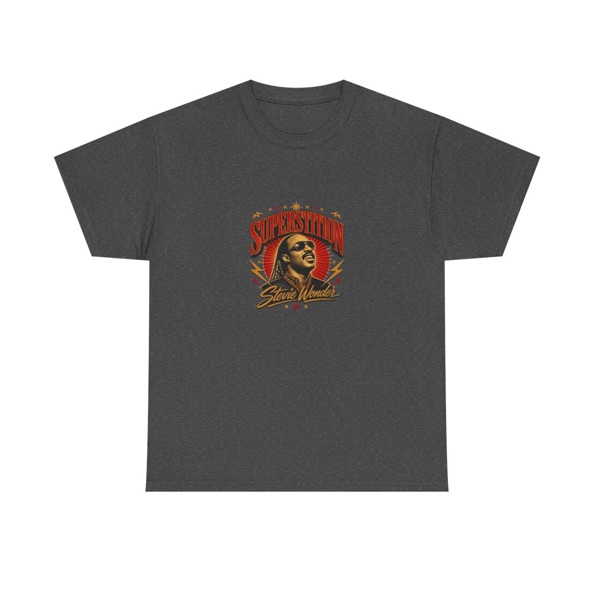 Stevie Wonder "Superstition" Unisex Tee - alternate angle 3, merchandise